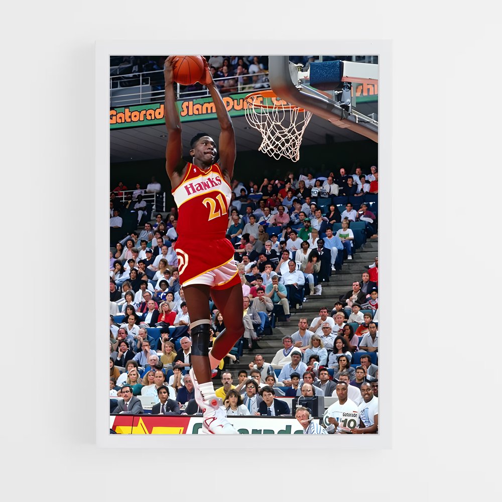 Poster L'Envol de Dominique – affiche Basketball (vue 3)